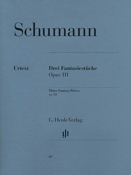 Schumann, ed. Herttrich – Three Fantasy Pieces, Op. 111 – Piano