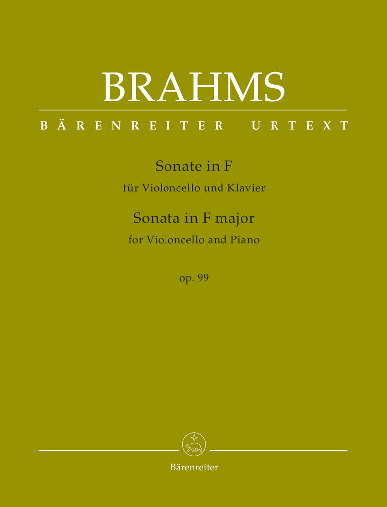 Brahms - Sonata in F major Op. 99 - Cello and Piano