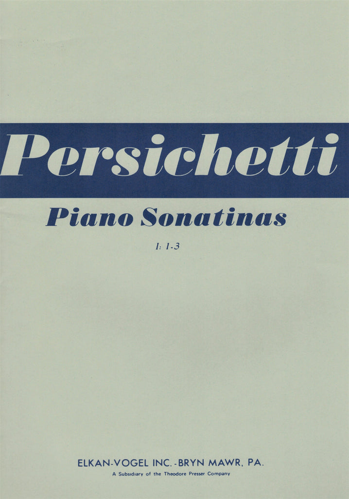 Persichetti – Sonatinas, Book I – Piano
