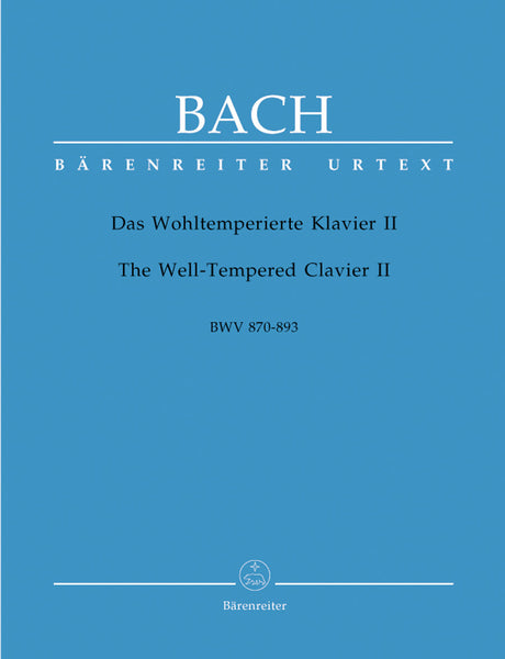Bach – The Well-Tempered Clavier Vol. 2, BWV 870-893 – Piano