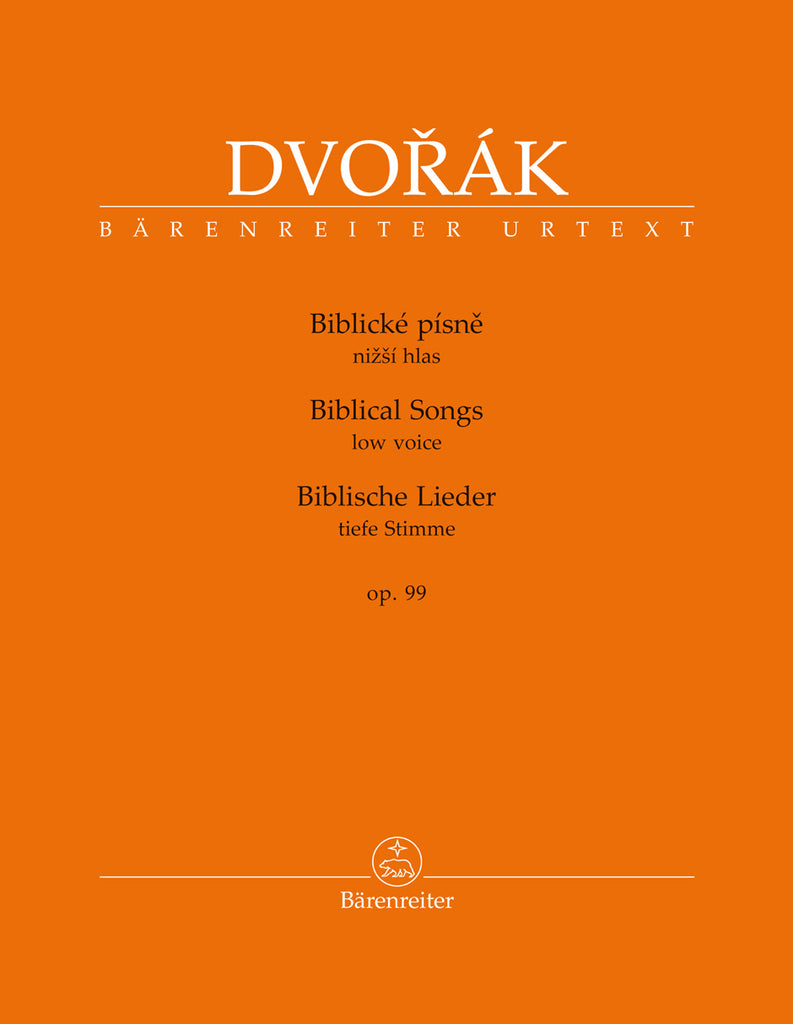 Dvorak - Biblical Songs, Op. 99 - Low Voice and Piano