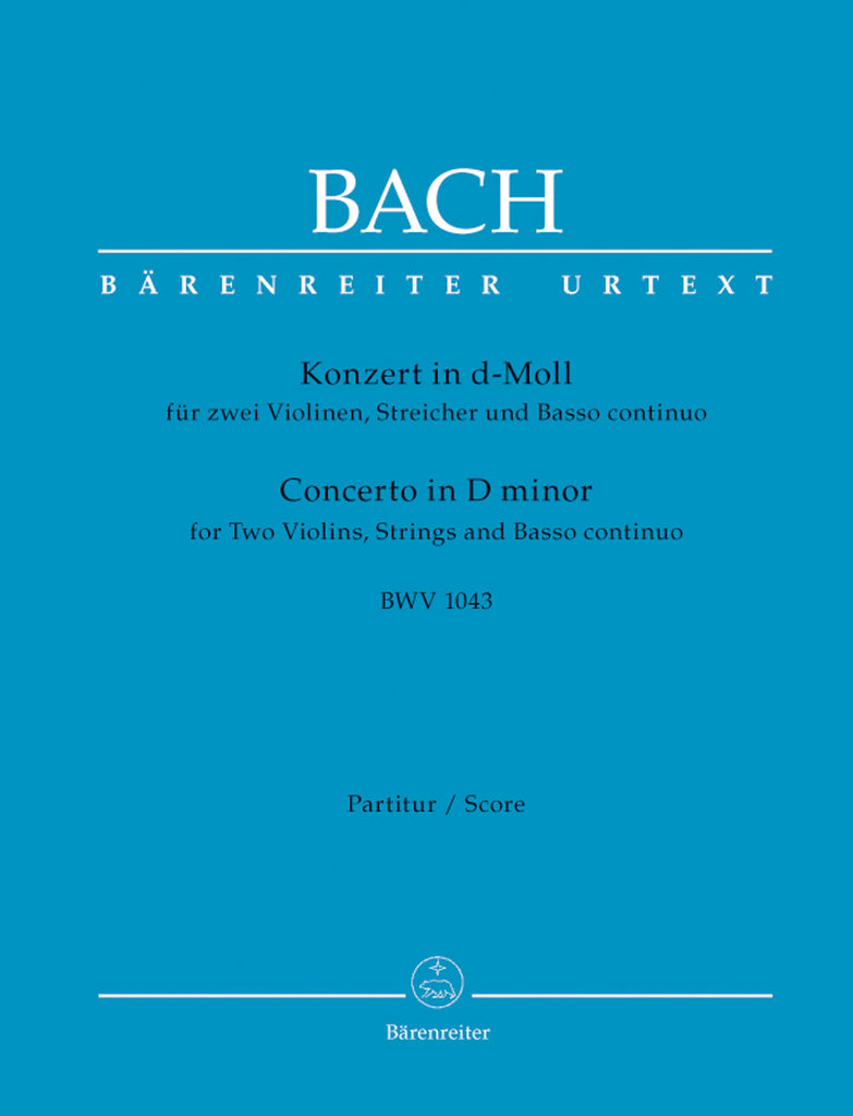 Bach, ed. Manze - Concerto in D Minor, BWV. 1043 - 2 Violins and Piano