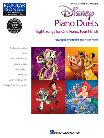 Various - Disney Piano Duets, Intermediate - Piano Duet