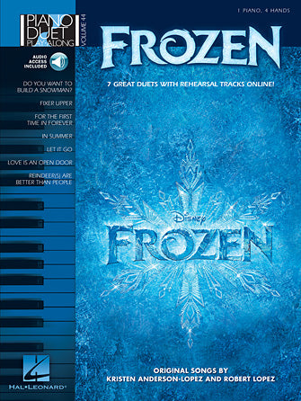 Lopez - Frozen Piano Duet Play-Along Volume 44 w/online Audio - Easy Piano Duet