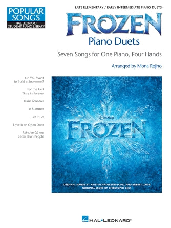 Lopez, arr. Rejino - Frozen Piano Duets - Late Elementary/Early Intermediate Piano Duet