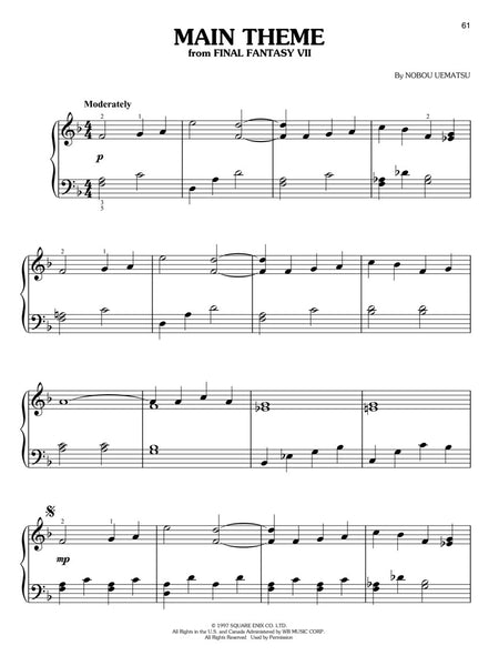 Various – The Greatest Video Game Music – Easy Piano
