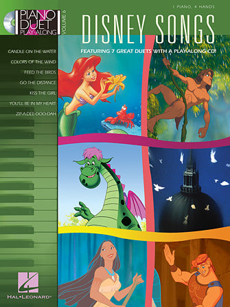 Various - Disney Songs Piano Duet Play-Along Volume 6 - Easy Piano Duet