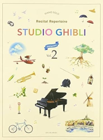 Studio Ghibli - Recital Repertoire Book 2 Elementary Level Piano Solo - Easy Piano