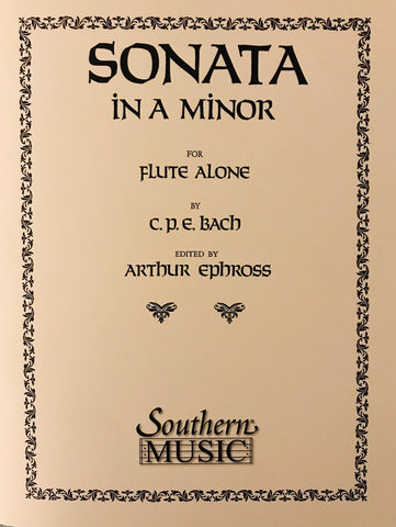Bach, C.P.E. - Sonata in A Minor - Flute
