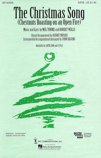 Wells & Torme, Snyder, arr. - The Christmas Song - SATB
