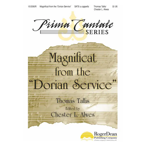 Tallis - Magnificat from the Dorian Service - SATB A Cappella