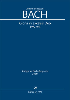 Bach - Gloria in excelsis Deo, Cantata for Christmas BWV 191 - Full Score