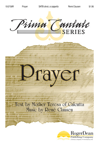 Clausen - Prayer - SATB Divisi