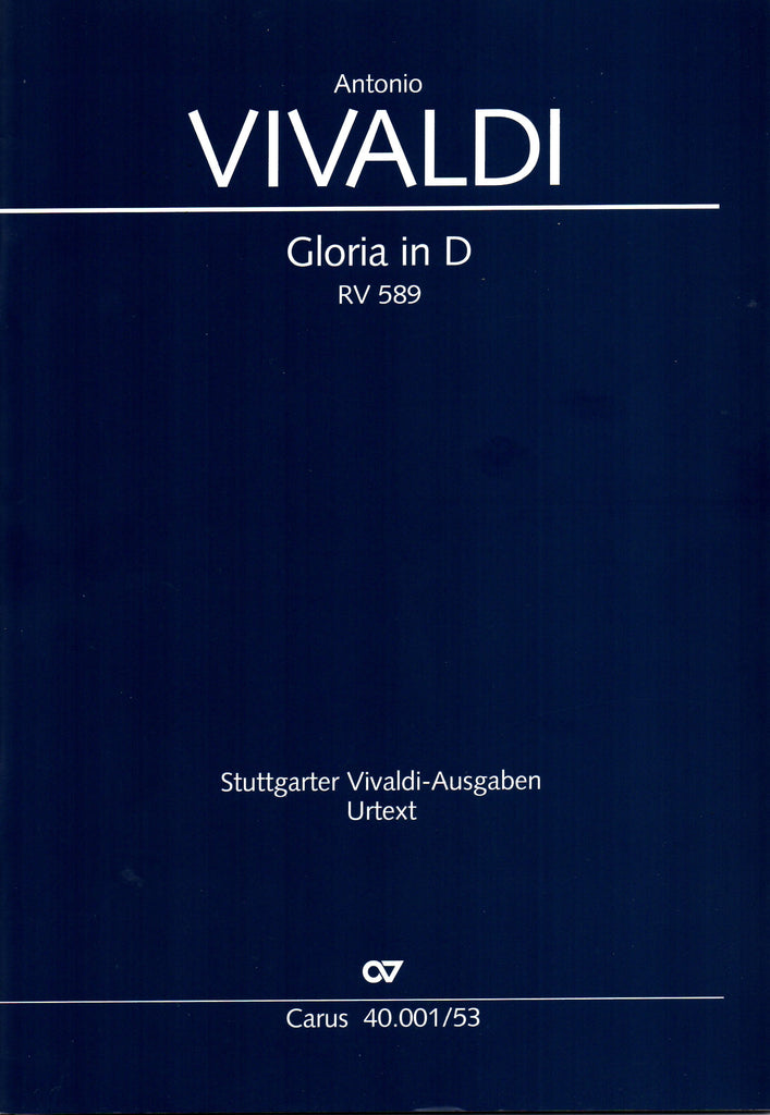 Vivaldi - Gloria in D, RV 589 - Vocal Score