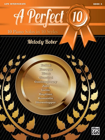 Bober - A Perfect 10, Book 4: 10 Piano Solos in 10 Styles - Piano Anthology