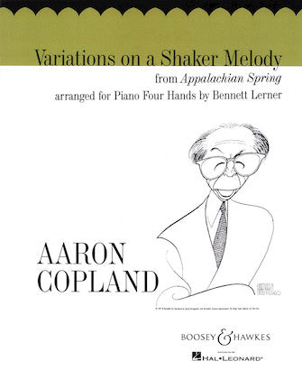Copland - Variations on a Shaker Melody (from Appalachian Spring) - Piano 4 Hands