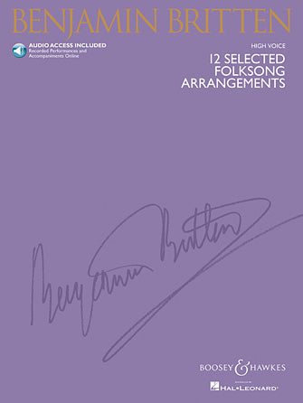 Britten – 12 Selected Folksong Arrangements – High Voice