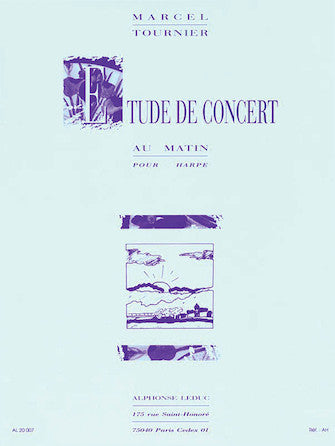 Tournier - Au Matin - Harp
