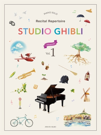 Hisaishi - Studio Ghibli Advanced Recital Repertoire, Vol. 1 - Piano