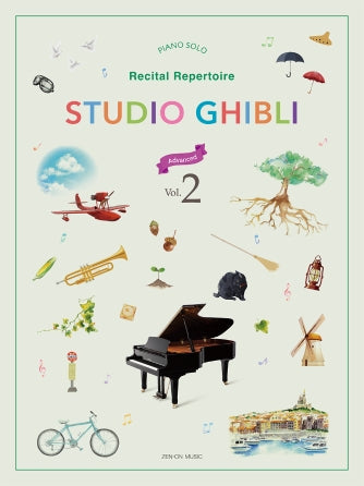 Hisaishi - Studio Ghibli Advanced Recital Repertoire, Vol. 2 - Piano