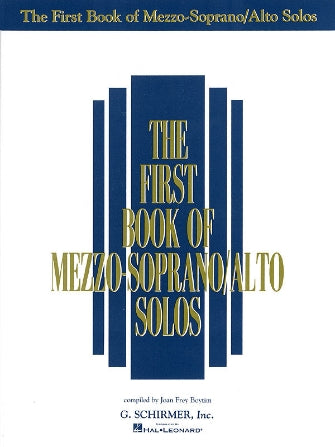 Various - The First Book of Mezzo-Soprano/Alto Solos - Vocal Anthology