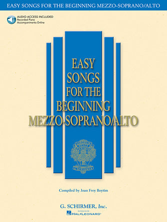 Various - Easy Songs for the Beginning Mezzo-Soprano/Alto - Vocal Anthology