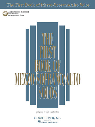 Various - The First Book of Mezzo-Soprano/Alto Solos (with audio access) - Vocal Anthology