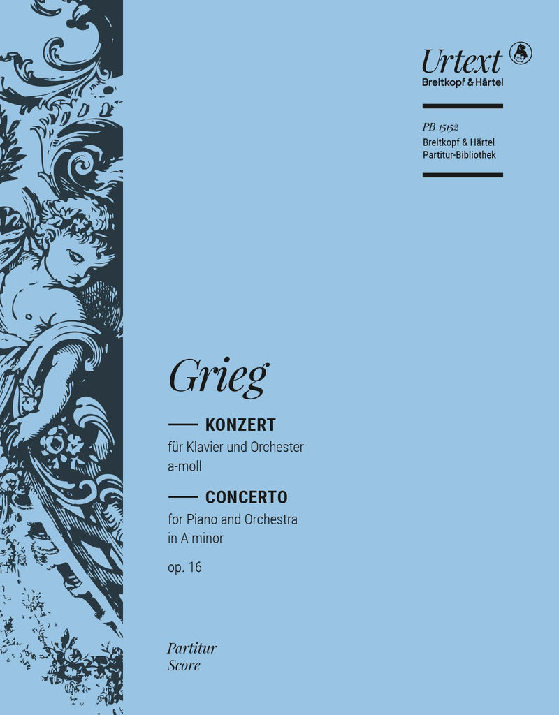 Grieg, ed. Heinemann - Piano Concerto in A minor, Op. 16 - Full Score