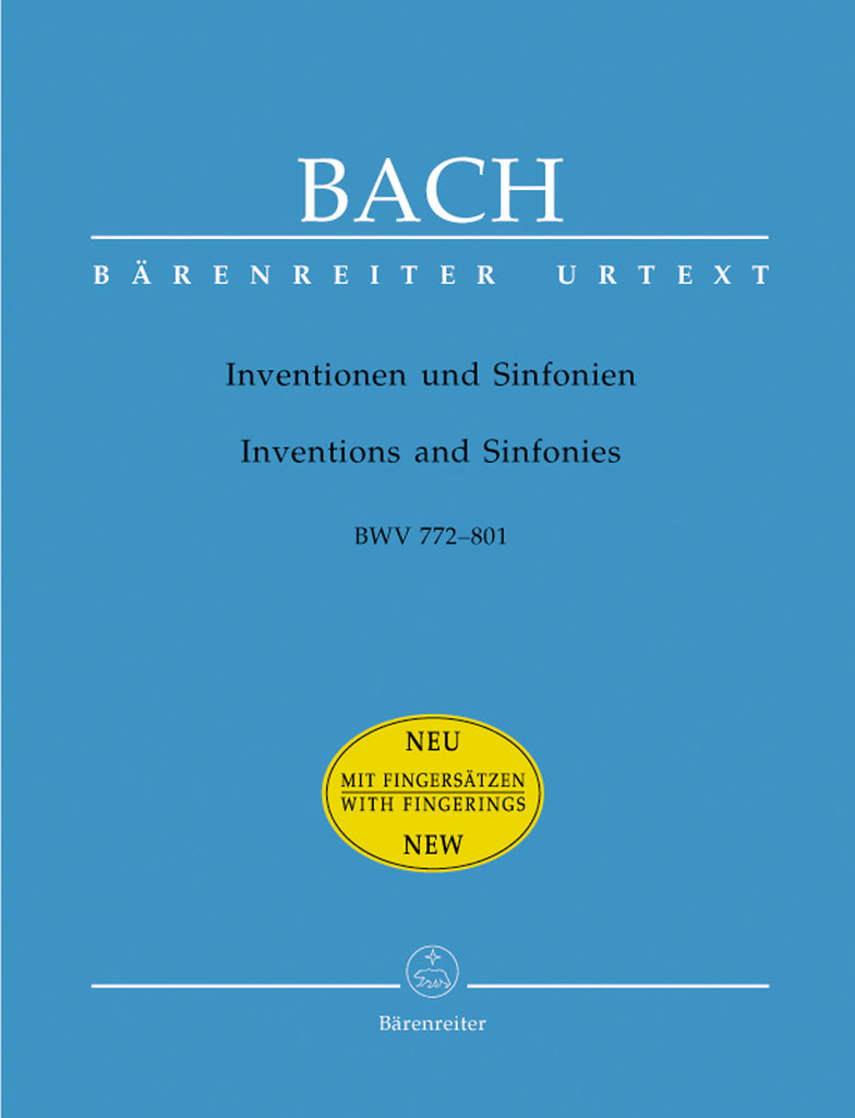 Bach – Inventions and Sinfonias, BWV 772-801 – Piano