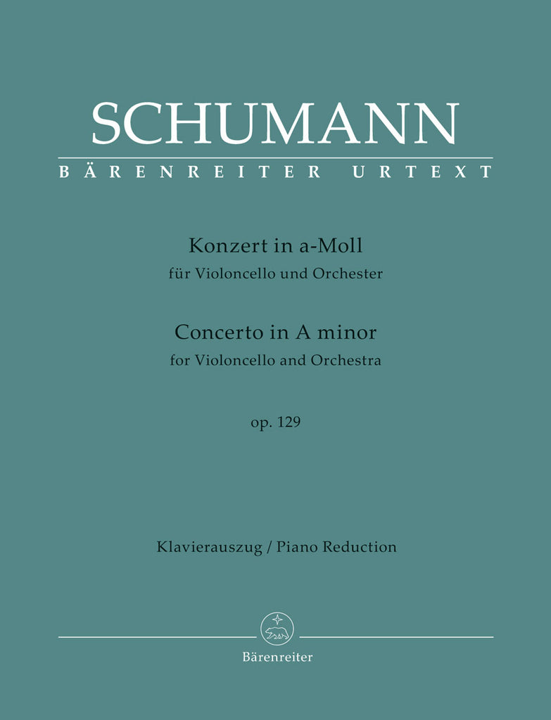 Schumann - Concerto for Violoncello and Orchestra in A minor, Op. 129 - Cello and Piano