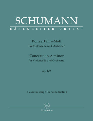 Schumann - Concerto for Violoncello and Orchestra in A minor, Op. 129 - Cello and Piano