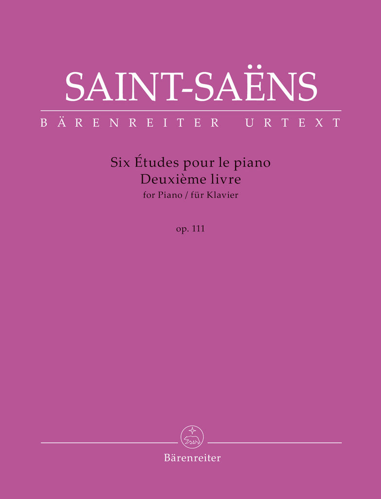 Saint-Saëns - Camille Six Études for Piano op. 111 R 49 Deuxième livre - Piano