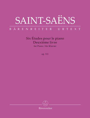 Saint-Saëns - Camille Six Études for Piano op. 111 R 49 Deuxième livre - Piano