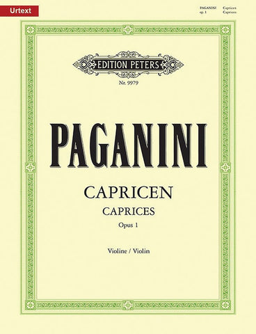 Paganini - 24 Capricen, Op. 1 - Violin