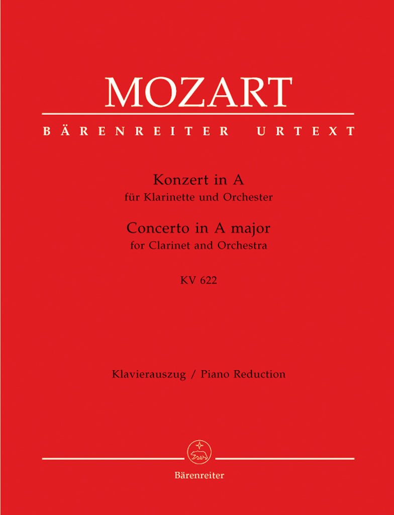 Mozart - Concerto for Clarinet and Orchestra in A Major K. 622 - Clarinet and Piano