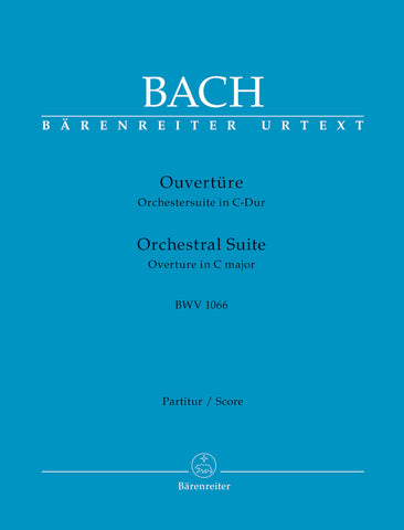 Bach - Orchestral Suite (Overture) in C major BWV 1066 - Full Score