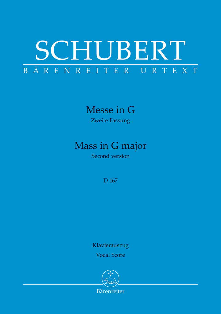 Schubert - Mass in G major D 167 (second version) - Vocal Score