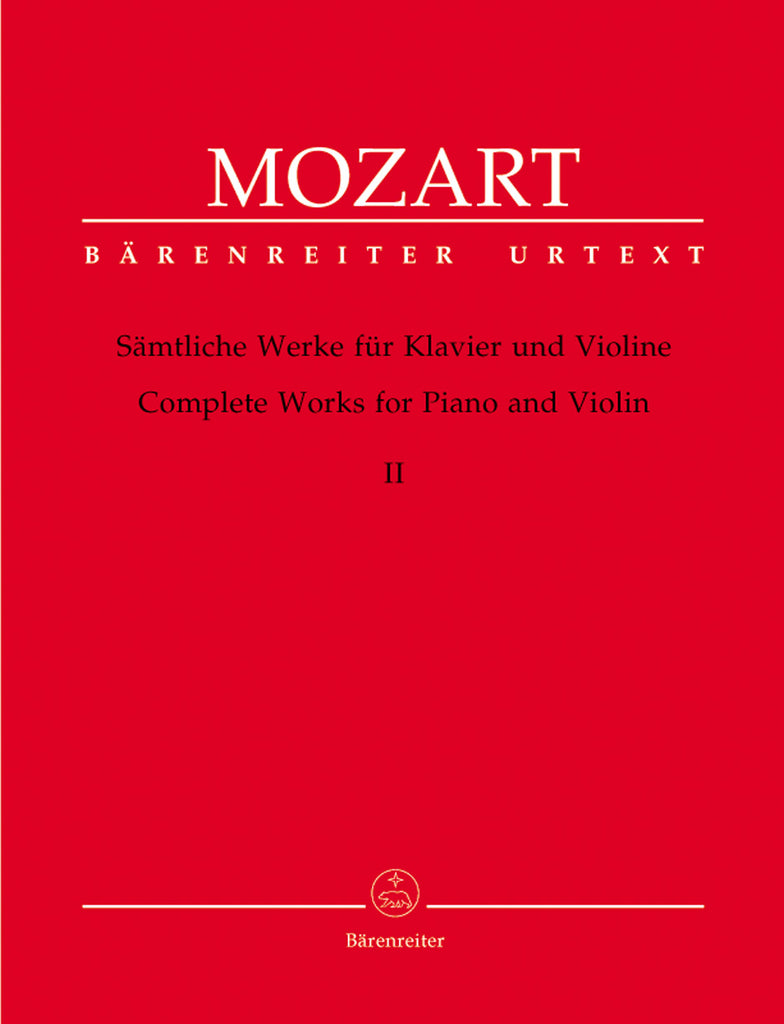 Mozart - Complete Works for Violin and Piano, Vol. 2 - Violin and Piano