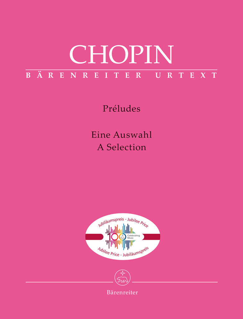 Chopin - Préludes, A Selection - Piano Collection