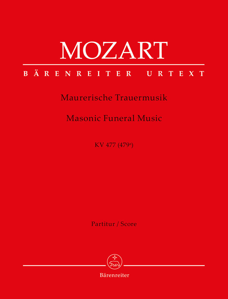 Mozart - Masonic Funeral Music KV 477 (479a) - Full Score