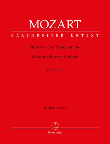 Mozart - Masonic Funeral Music KV 477 (479a) - Full Score