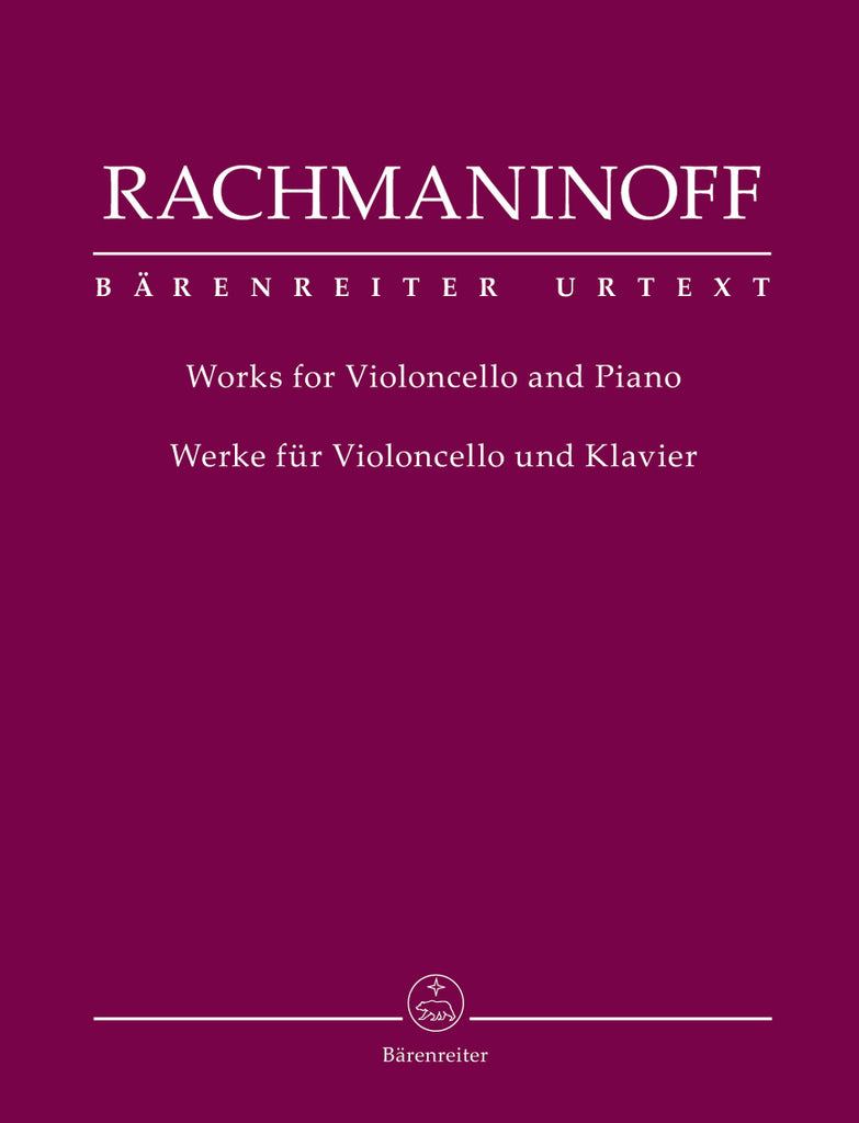 Rachmaninoff - Works for Violoncello and Piano - Cello and Piano