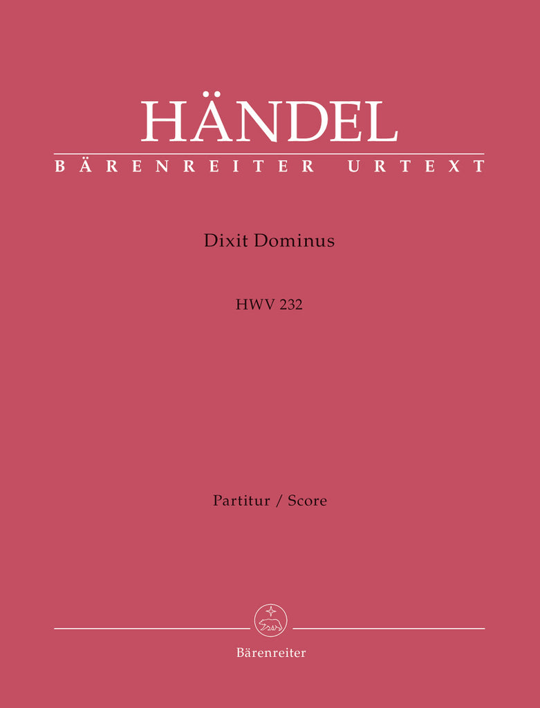 Händel - Dixit Dominus HWV 232 - Full Score