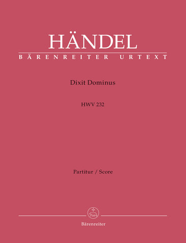 Händel - Dixit Dominus HWV 232 - Full Score