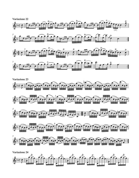 Tartini - L'arte dell'arco Variations on a theme by Arcangelo Corelli - Violin solo and Basso continuo ad libitum