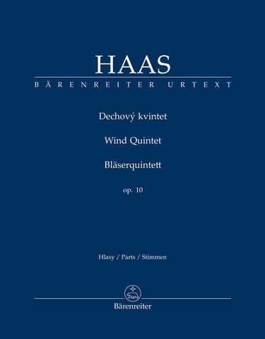 Haas - Wind Quintet, Op. 10 - Set of Parts