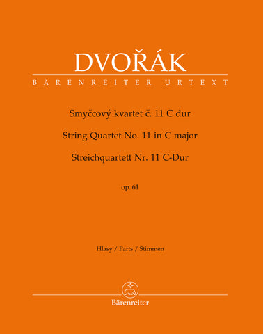 Dvorak - String Quartet No. 11 in C Major Op. 61 - Violin (2), Viola, Cello