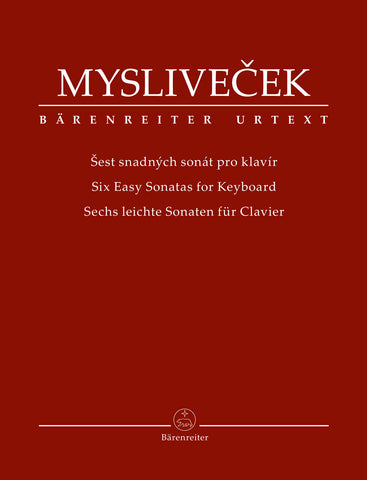 Myslivecek - Six Easy Sonatas for Keyboard - Piano