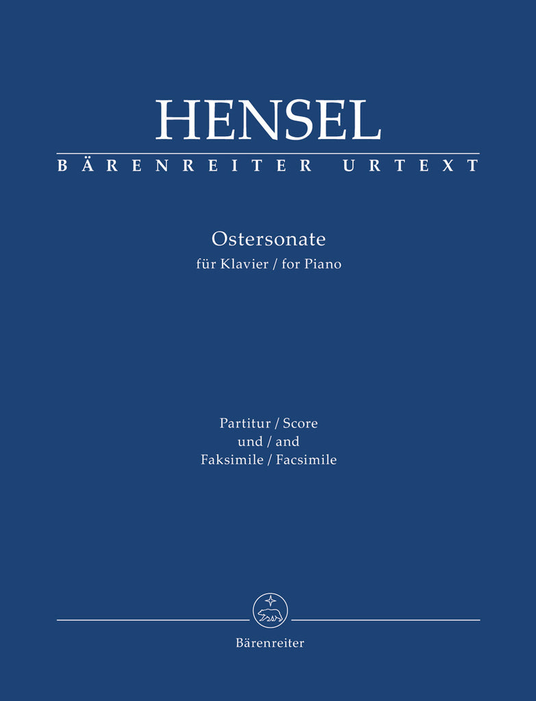 Hensel - Ostersonate ("Easter Sonata") - Piano Score and Facsimile