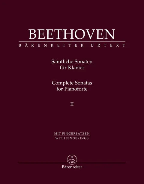 Beethoven - Complete Sonatas for Piano (with fingering), Vol. 2 - Piano